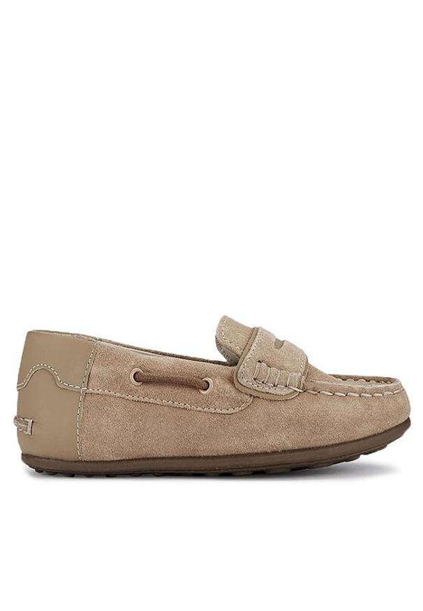 Mayoral Mokasyny 41.484 Beżowy. Kolor: beżowy. Materiał: skóra, zamsz