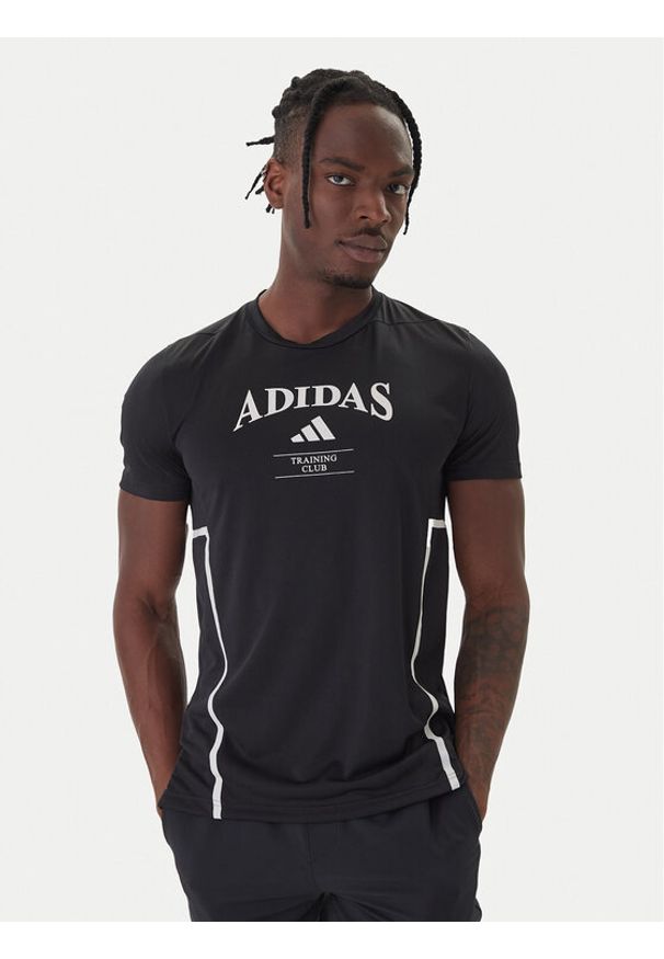 Adidas - adidas T-Shirt Designed-for-Training Legacy KA5284 Czarny Slim Fit. Kolor: czarny. Materiał: syntetyk