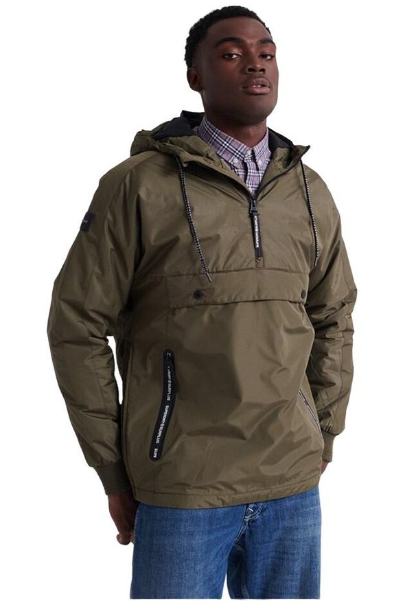 Kurtka turystyczna męska Superdry Surplus Goods Pop. Kolor: zielony. Materiał: poliester. Sport: turystyka piesza