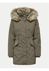 only - ONLY Parka New Priska 15300627 Szary Regular Fit. Kolor: szary. Materiał: syntetyk #3