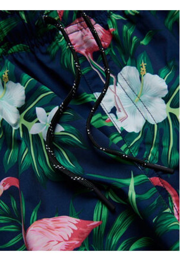 Jack & Jones - Jack&Jones Szorty kąpielowe Maui 12272809 Kolorowy Regular Fit. Materiał: syntetyk. Wzór: kolorowy