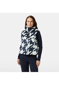 Damska kurtka bez rękawów Helly Hansen Bliss Down. Kolor: niebieski. Materiał: puch. Długość rękawa: bez rękawów. Styl: elegancki