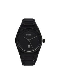 BOSS - Zegarek Boss. Kolor: czarny