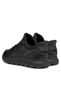 Geox Sneakersy D Spherica Plus D567MB 00085 C9999 Czarny. Kolor: czarny. Materiał: skóra #5