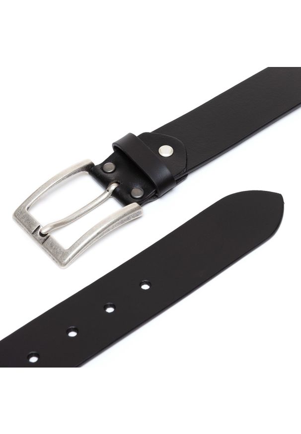 Tom Tailor - TOM TAILOR PASEK SKÓRZANY TM0184R01 791 40mm Gürtel Q.2647. Materiał: skóra. Wzór: paski. Styl: klasyczny