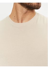 Jack & Jones - Jack&Jones T-Shirt Charge 12259975 Beżowy Oversize. Kolor: beżowy. Materiał: bawełna