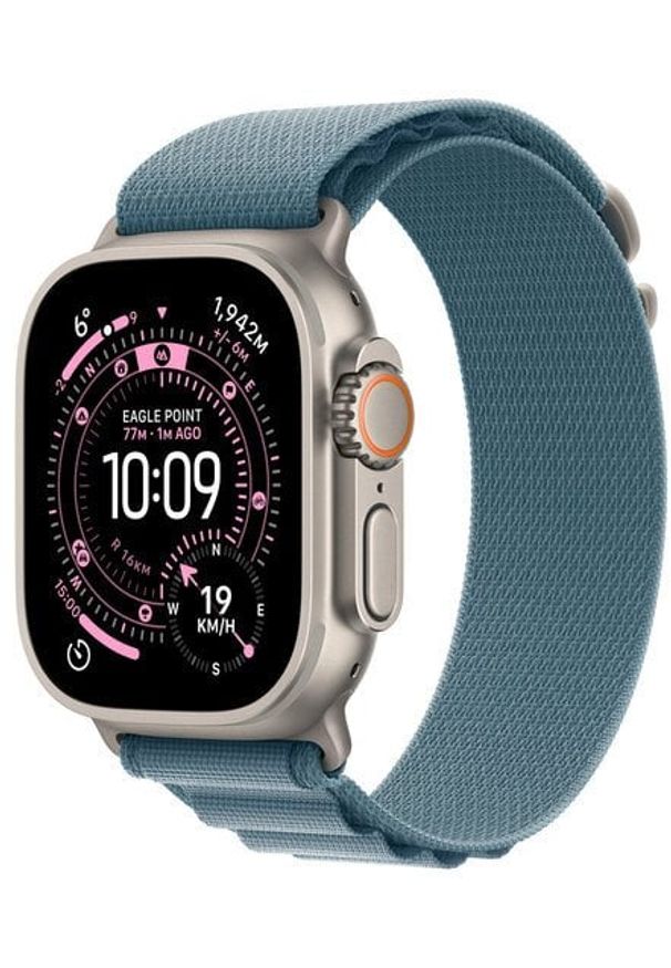 APPLE - Apple Watch Ultra 3 49 mm Trail Loop S/M nerusejosa terauda / zila- Viedpulkstenis Ultra 3 MEWR4ET/A (195950609288)