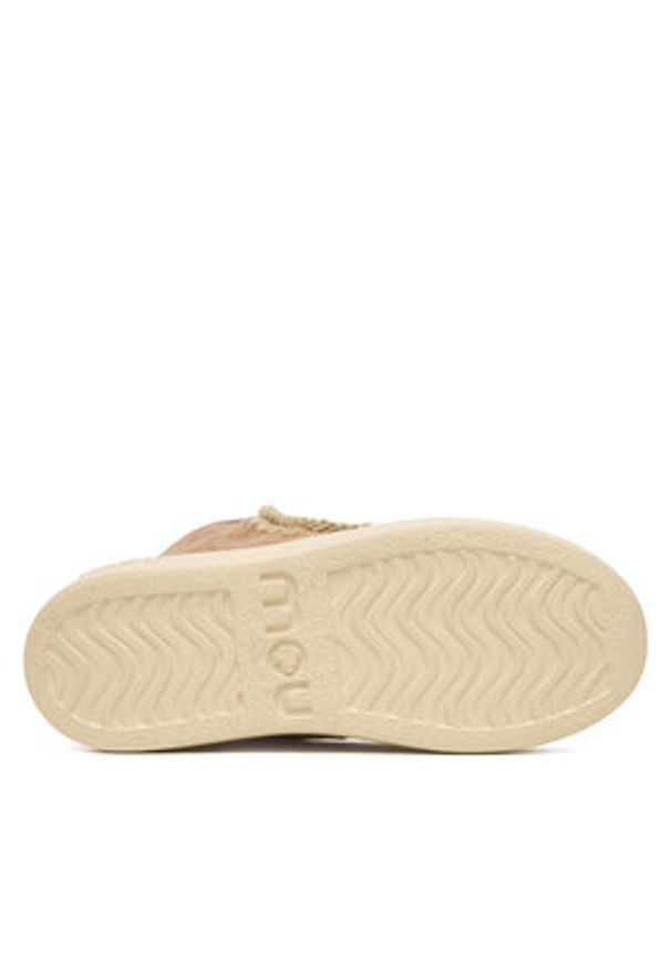 Mou Śniegowce MU.FW411001A Brązowy. Kolor: brązowy. Materiał: skóra, zamsz