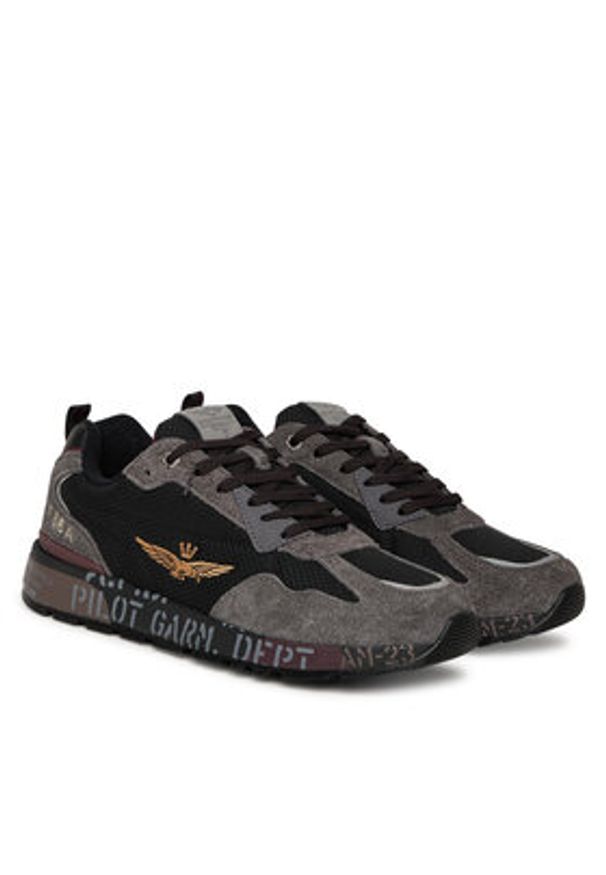 Aeronautica Militare Sneakersy 252SC0276UCT03546 Czarny. Kolor: czarny. Materiał: materiał