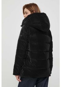 DKNY - Dkny kurtka damska kolor czarny zimowa. Kolor: czarny. Materiał: włókno. Sezon: zima #3