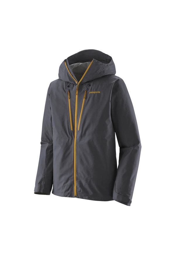 Kurtka przeciwdeszczowa męska Patagonia Triolet smolder. Kolor: niebieski