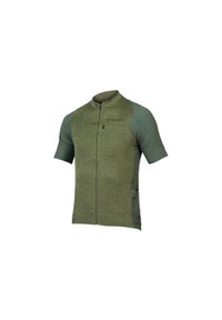 ENDURA - Koszulka rowerowa męska Endura GV500 Reiver S/S. Kolor: zielony. Sport: kolarstwo