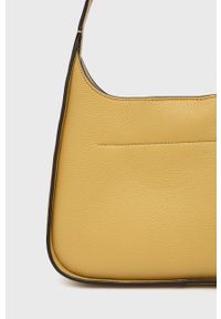 Tory Burch - Torebka skórzana. Kolor: żółty. Materiał: skórzane. Rodzaj torebki: na ramię #4