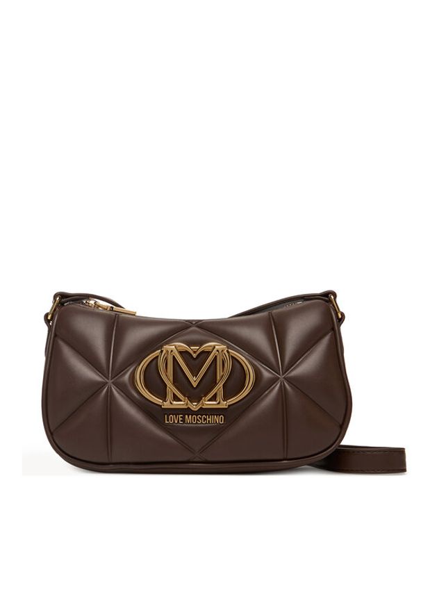 Love Moschino - LOVE MOSCHINO Torebka JC4083PP0NLC0313 Brązowy. Kolor: brązowy. Materiał: skórzane