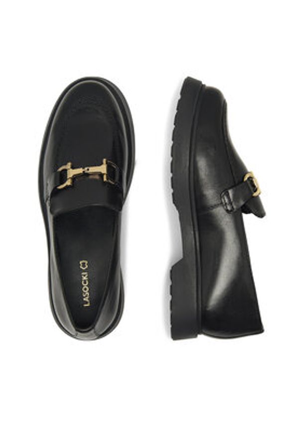 Lasocki Loafersy RST-D669-01 Czarny. Kolor: czarny. Materiał: skóra
