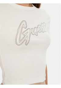 Guess T-Shirt W5RI68 KA0H1 Biały Regular Fit. Kolor: biały. Materiał: bawełna #2