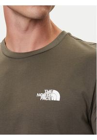 The North Face T-Shirt Simple Dome NF0A87NG Brązowy Regular Fit. Kolor: brązowy. Materiał: bawełna #5