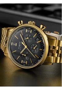 Timex Zegarek Marlin® Quartz Chronograph TW2W59900 Złoty. Kolor: złoty #3