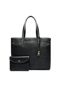 MICHAEL Michael Kors Torebka Eliza 30T4GZAT4L Czarny. Kolor: czarny. Materiał: skórzane #5