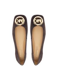 MICHAEL Michael Kors Baleriny Milan 40F5MLFP1S Brązowy. Kolor: brązowy. Materiał: skóra