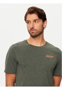 Jack & Jones - Jack&Jones T-Shirt Erik 12257603 Zielony Relaxed Fit. Kolor: zielony. Materiał: syntetyk