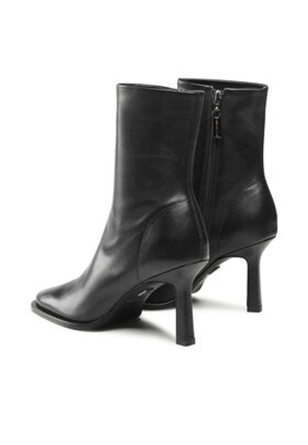 Gino Rossi Botki 105272 Czarny. Kolor: czarny. Materiał: skóra