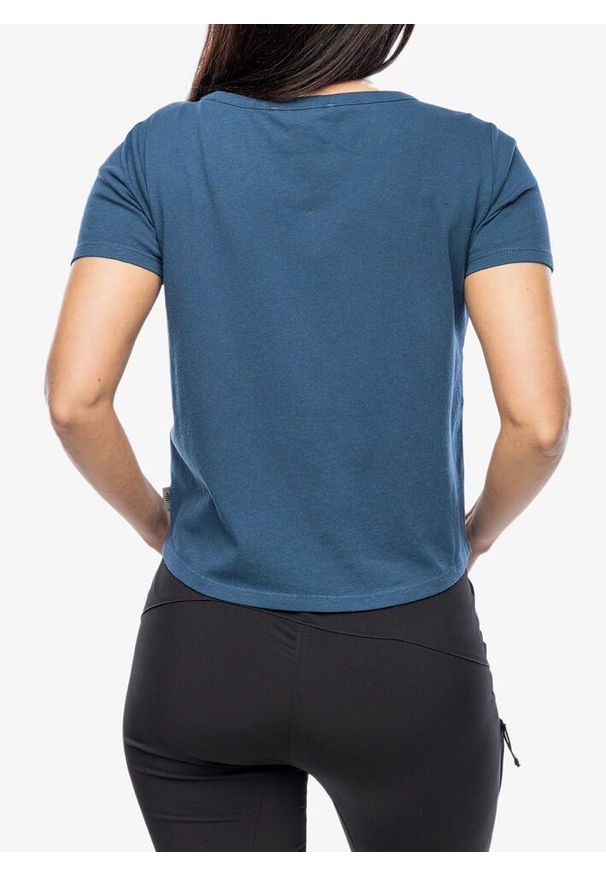 ROYAL ROBBINS - Koszulka bawełniana damska Royal Robbins Basecamp Boxy Tee. Kolor: niebieski. Materiał: bawełna