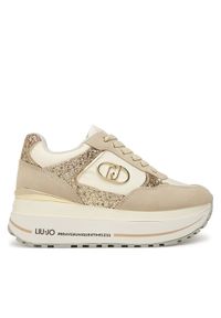 Liu Jo Sneakersy Plus 01 BF5011 PX078 Beżowy. Kolor: beżowy. Materiał: zamsz, skóra