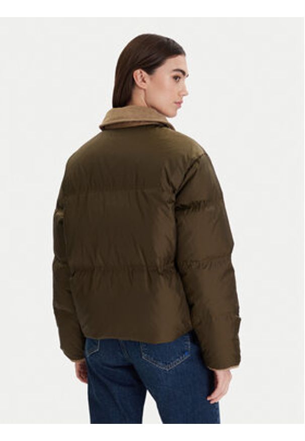 Marc O'Polo Kurtka puchowa 509 1119 70099 Zielony Regular Fit. Typ kołnierza: polo. Kolor: zielony. Materiał: syntetyk