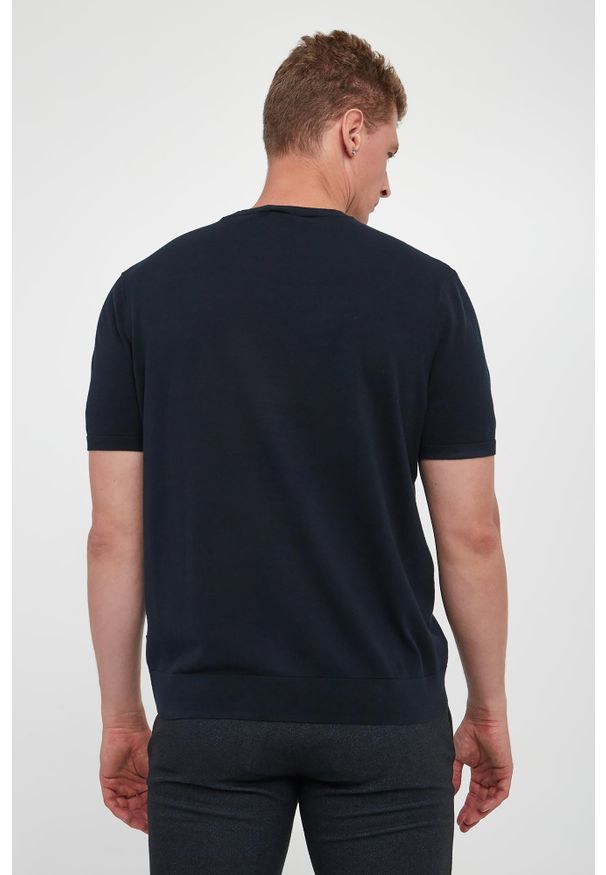 Armani Exchange - Sweter męski z krótkim rękawem ARMANI EXCHANGE. Długość rękawa: krótki rękaw. Długość: krótkie