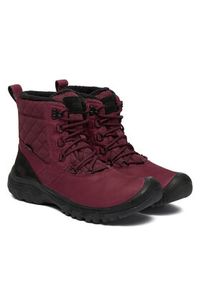keen - Keen Śniegowce Greta II Waterproof 1031167 Bordowy. Kolor: czerwony. Materiał: nubuk, skóra #4