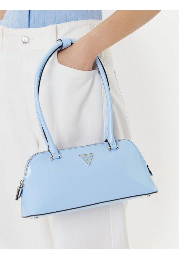 Guess Torebka Arnela HWNY94 96080 Błękitny. Kolor: niebieski. Materiał: skórzane