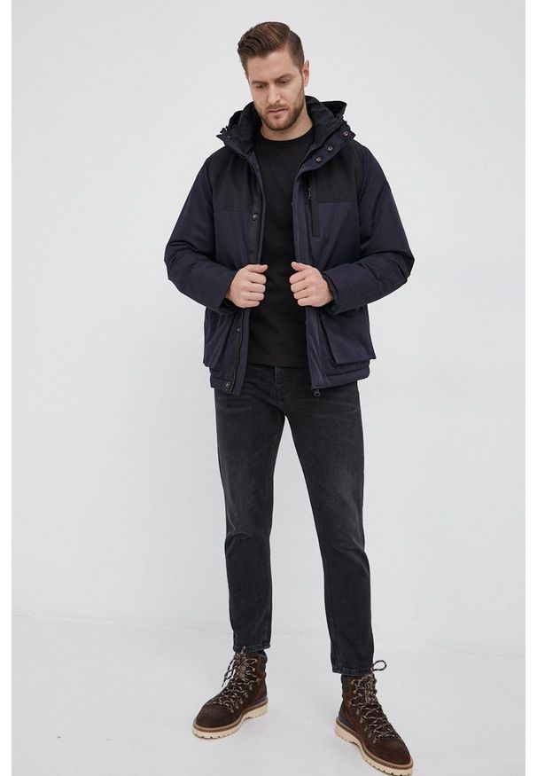 Scotch & Soda Bluza bawełniana męska kolor czarny z nadrukiem. Okazja: na co dzień. Kolor: czarny. Materiał: bawełna. Wzór: nadruk. Styl: casual