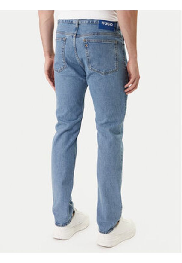Hugo - HUGO Jeansy Ash 50551895 Niebieski Slim Fit. Kolor: niebieski