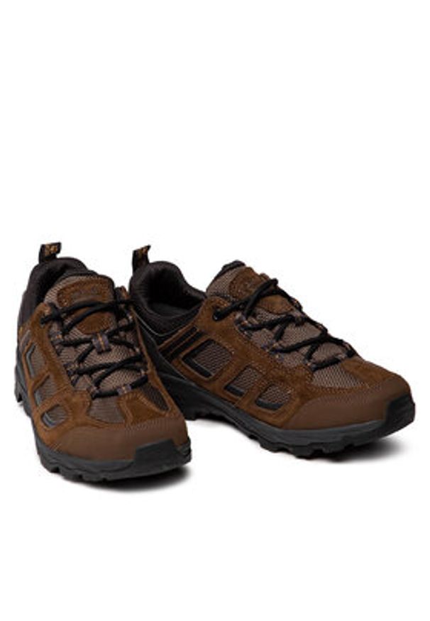 Jack Wolfskin Trekkingi Vojo 3 Texapore Low M 4042441 Brązowy. Kolor: brązowy. Materiał: zamsz, skóra. Sport: turystyka piesza