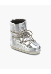 Inuikii - INUIKII MOUNTAIN METALLIC Śniegowce damskie. Okazja: na co dzień, na spacer. Kolor: srebrny. Materiał: materiał, wełna, tkanina, guma, skóra. Szerokość cholewki: normalna. Sezon: zima. Styl: klasyczny, casual #2