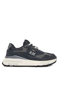 Aeronautica Militare Sneakersy 252SC0318UCT04248 Granatowy. Kolor: niebieski. Materiał: materiał