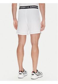 Under Armour Szorty sportowe Vanish Woven 6in 1373718 Biały Regular Fit. Kolor: biały. Materiał: syntetyk #4