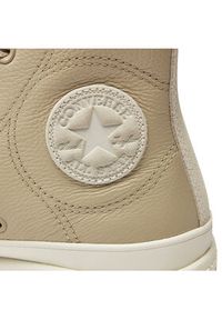 Converse Trampki Chuck Taylor All Star Construct Leather A06595C Beżowy. Kolor: beżowy