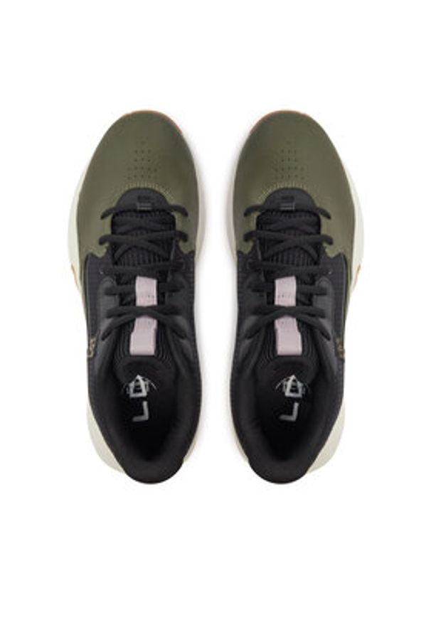 Under Armour Buty do koszykówki Ua Lockdown 7 3028512-300 Khaki. Kolor: brązowy. Materiał: skóra. Sport: koszykówka