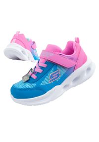 skechers - Buty sportowe dziecięce Skechers S Lights-Skechers Sola LED. Kolor: wielokolorowy, różowy, niebieski