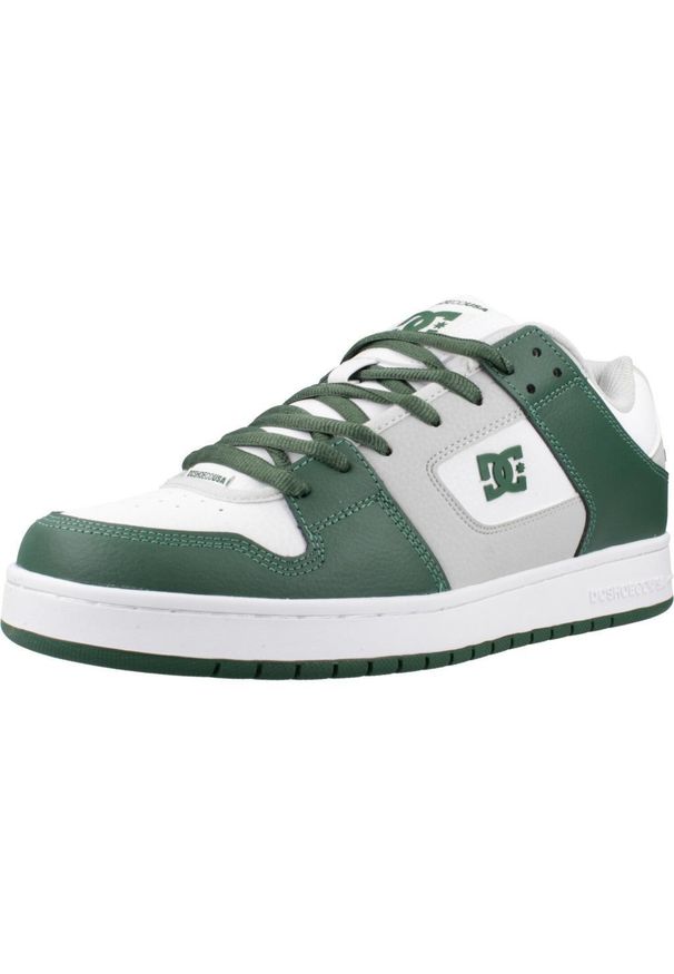 DC Shoes - Buty DC MANTECA SE Zielony. Zapięcie: sznurówki. Kolor: zielony. Materiał: tkanina, materiał, syntetyk. Szerokość cholewki: normalna. Sport: turystyka piesza