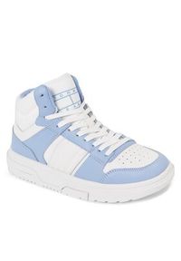 Tommy Jeans Sneakersy The Brooklyn Mid Top EN0EN02561 Niebieski. Kolor: niebieski. Materiał: skóra