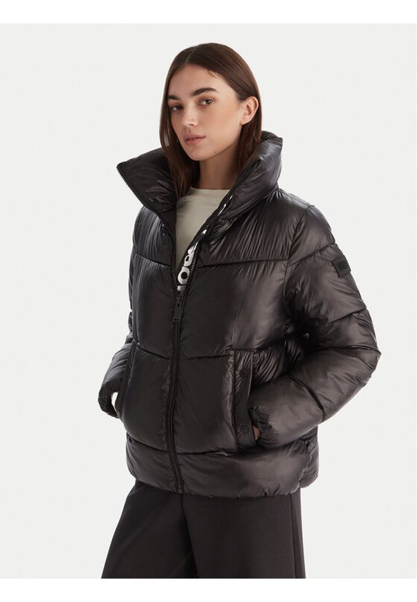 DKNY Kurtka zimowa DP5J9623 Czarny Regular Fit. Kolor: czarny. Materiał: syntetyk. Sezon: zima