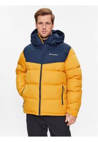 columbia - Columbia Kurtka puchowa Iceline Ridge™ Jacket 186427 Żółty Regular Fit. Kolor: żółty. Materiał: syntetyk