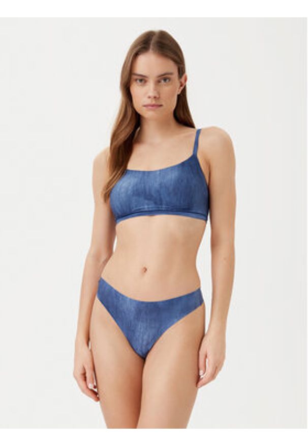 Chantelle Stringi Soft Stretch C11D90 Niebieski. Kolor: niebieski. Materiał: syntetyk