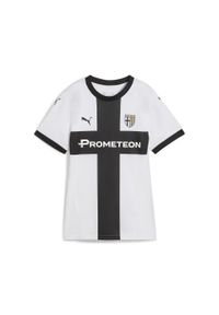 Puma - Damska koszulka domowa Parma Calcio 24/25 PUMA White Black. Kolor: biały, wielokolorowy, czarny