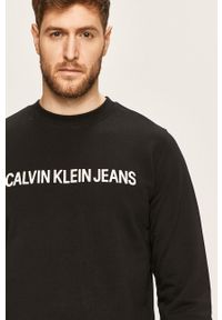 Calvin Klein Jeans - Bluza J30J307757.NOS. Okazja: na co dzień. Kolor: czarny. Wzór: nadruk. Styl: casual #2