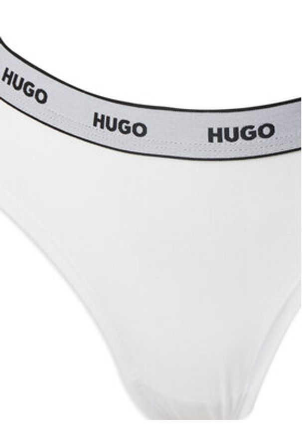 Hugo - HUGO Komplet fig Triplet Pack Briefs 50545694 Biały. Kolor: biały. Materiał: bawełna