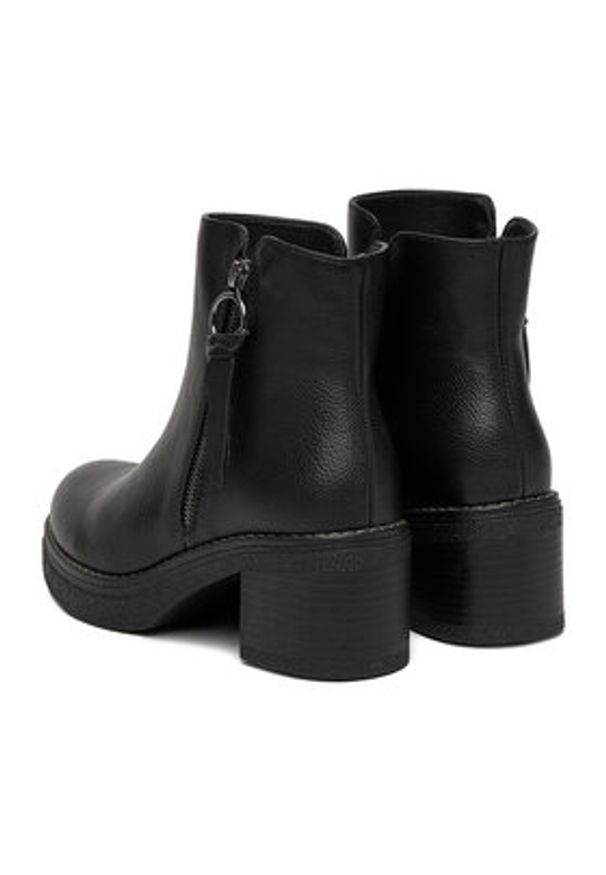 Clara Barson Botki CEO-WS6570-07 Czarny. Kolor: czarny. Materiał: materiał, syntetyk